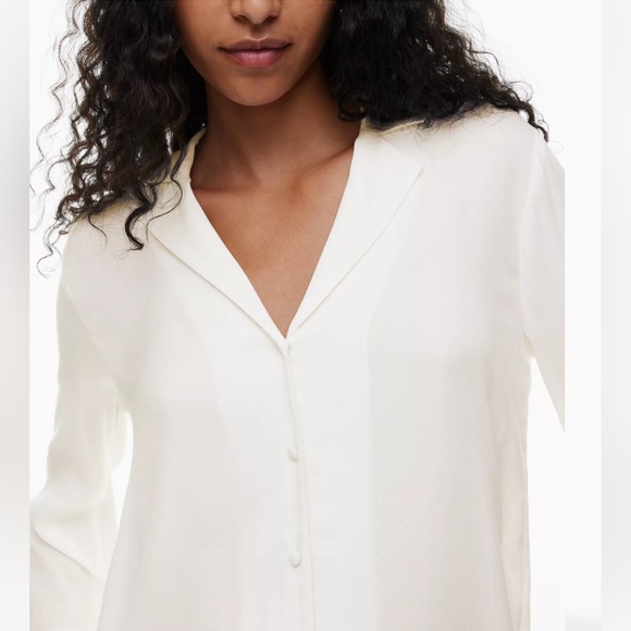 Aritzia Wilfred Tulum Blouse Sz L - Picture 6 of 14